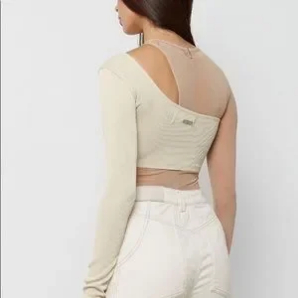 Maniere De Voir Bodysuit Beige - Picture 2 of 6